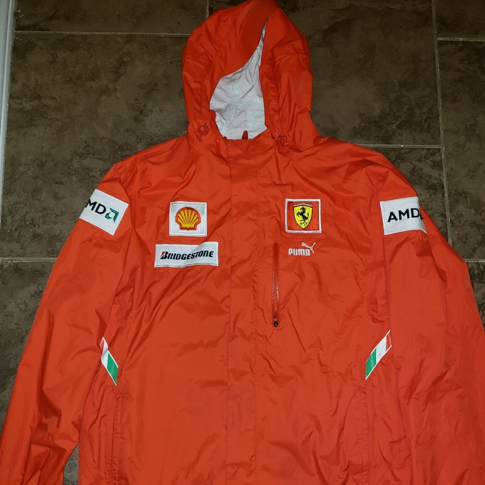 Ferrari puma f1 racing lightweight jacket